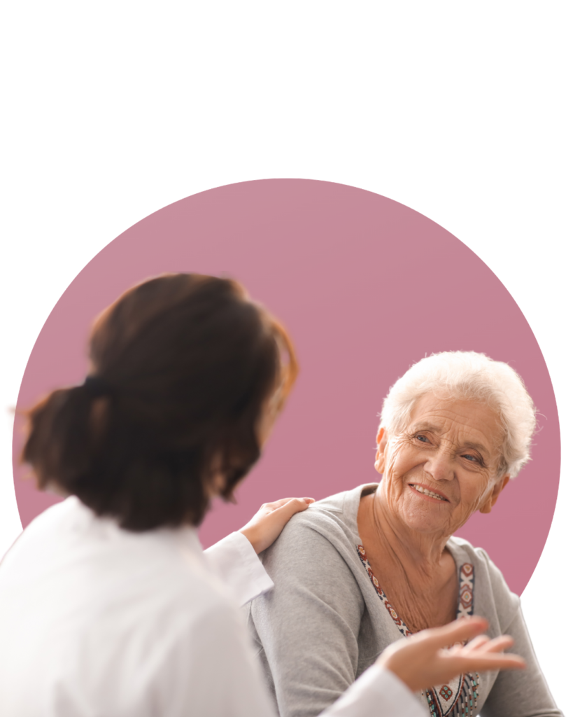 Mobile optician NHS conducting home eye test near me UK for housebound patient